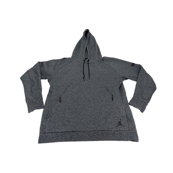 Nike Air Jordan Jumpman Athleisure Dark Heather Gray Hoodie 802179-010 XL - Picture 1 of 13